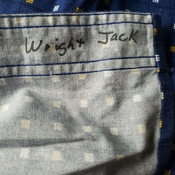 Chaps Ralph Lauen Mens Shirt Size Med Short Sleeve Button Up Blue 100% Cotton - Picture 12 of 13